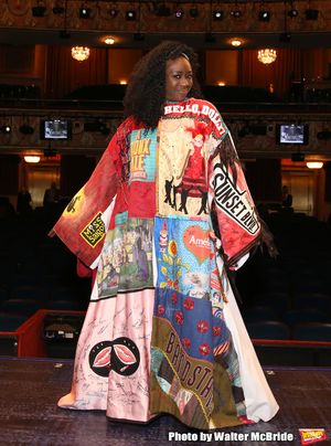 Vasthy Mompoint During the Actors' Equity Opening Night Legacy Robe honoring Vasthy Mompoint for "The Prom" at The Longacre Theatre on November 15, 2018 in New York City. @ BroadwayWorld Vasthy Mompoint During the Actors' Equity Opening Night Legacy Robe honoring Vasthy M Photo