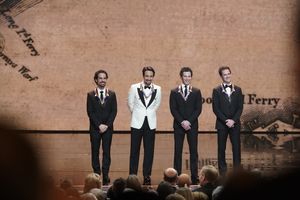  Alex Lacamoire, Lin-Manuel Miranda, Thomas Kail, and Andy Blankenbuehler Photo