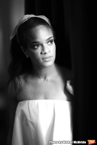 Storm Lever during her  Broadway Debut Photo Shoot at the Lunt-Fontanne Theatre on Ju Photo