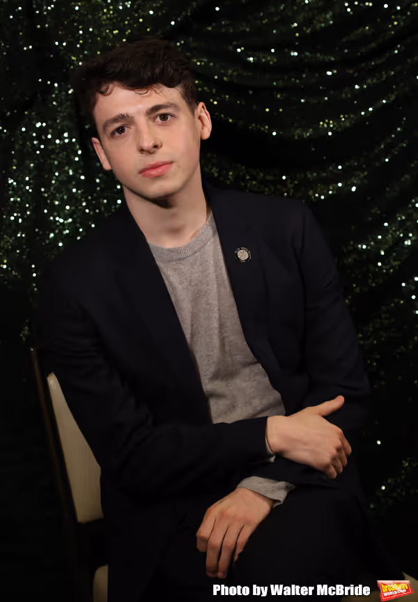 Anthony Boyle attends the 2018 Tony Awards Meet The Nominees Press Junket on May 2, 2 Photo