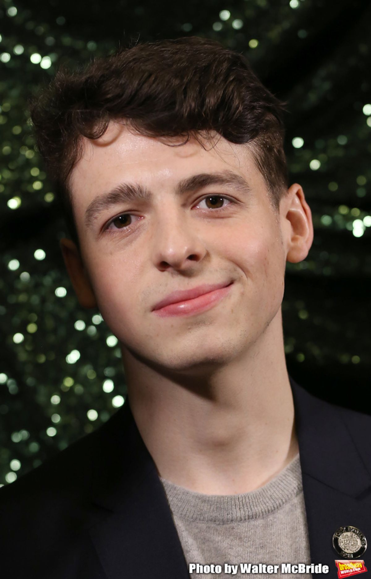 Anthony Boyle attends the 2018 Tony Awards Meet The Nominees Press Junket on May 2, 2018 at the Intercontinental Hotel in New York City. at 