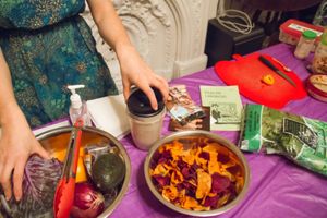 Lisa Huberman in The Prodigal Vegan, at Torn Page in the so-fi festival. Photo by Jod Photo