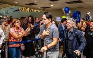 Lin-Manuel Miranda, Luis A. Miranda Jr. @ BroadwayWorld Lin-Manuel Miranda, Luis A. Miranda Jr. Photo