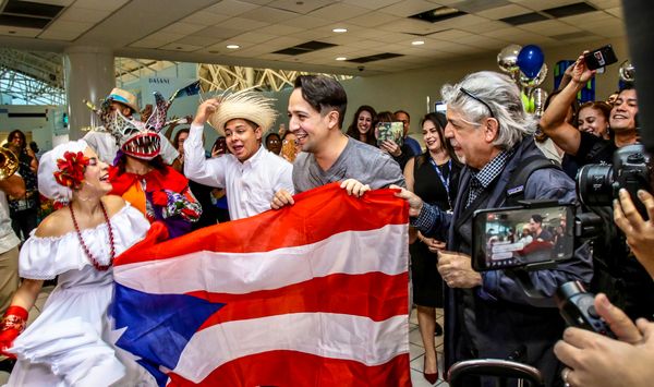 Lin-Manuel Miranda, Luis A. Miranda Jr. Photo