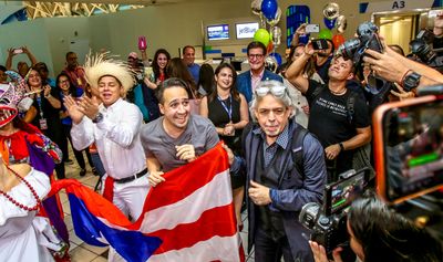 Lin-Manuel Miranda, Luis A. Miranda Jr. Photo