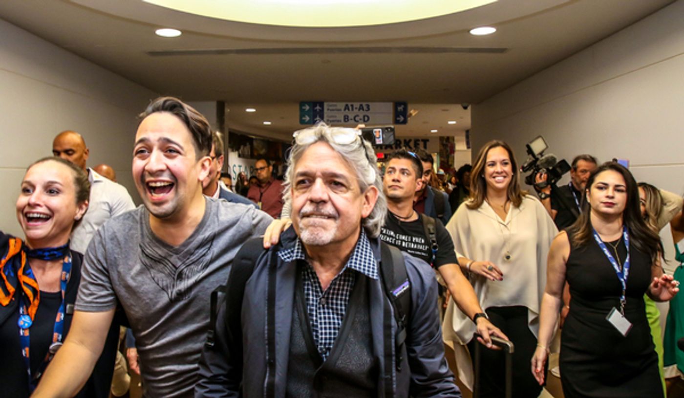 Photo Flash: Lin-Manuel Miranda Arrives In Puerto Rico For HAMILTON  Image