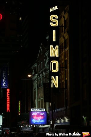 Theatre Marquee unveiling for Tony Kushner's 'Angels in America: A Gay Fantasia on Na Photo