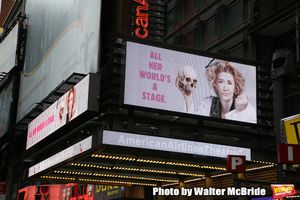 Theatre Marquee for Theresa Rebeck's new play 'Bernhardt/Hamlet' starring Janet McTeer on September 7, 2018 at the American Airlines Theatre in New York City. @ BroadwayWorld Theatre Marquee for Theresa Rebeck's new play 'Bernhardt/Hamlet' starring Janet McTee Photo