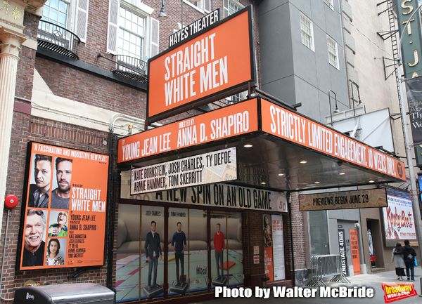 Theatre Marquee unveiling for 'Straight White Men' starring  Armie Hammer and Tom Ske Photo