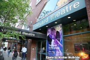 Theatre Marquee for the Opening Night Performance of 'The Beast In The Jungle' at The Photo