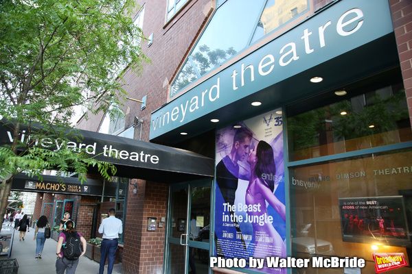 Theatre Marquee for the Opening Night Performance of 'The Beast In The Jungle' at The Photo