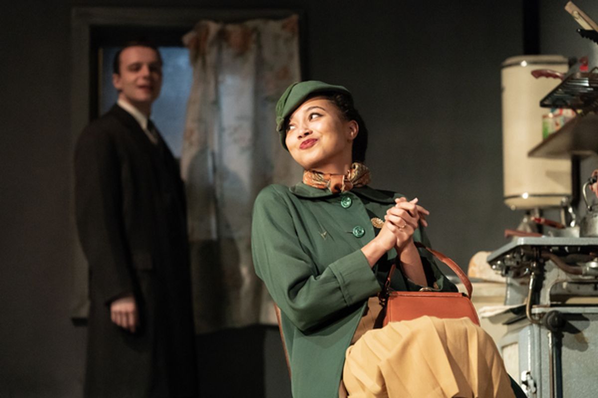 Luke Thallon and Emma Naomi at 