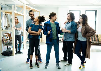 Manu Narayan, Emily Young, Brittany Bradford, Ben Steinfeld, Jessie Austrian and Paul Photo