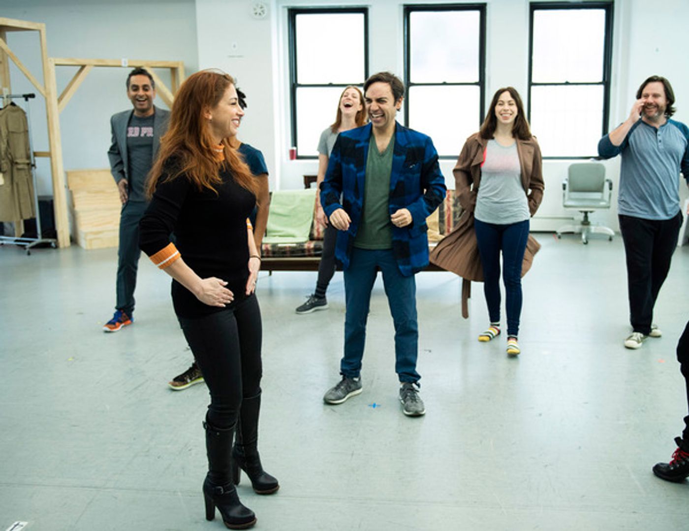 Photo Flash: In Rehearsal with Roundabout's MERRILY WE ROLL ALONG  Image