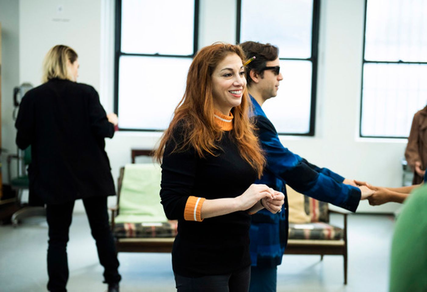 Photo Flash: In Rehearsal with Roundabout's MERRILY WE ROLL ALONG  Image