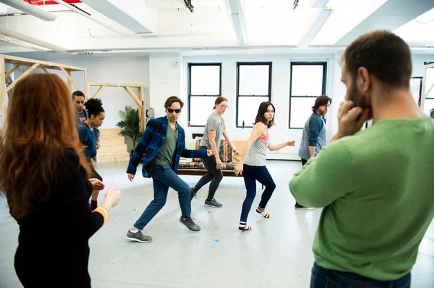 Photo Flash: In Rehearsal with Roundabout's MERRILY WE ROLL ALONG  Image