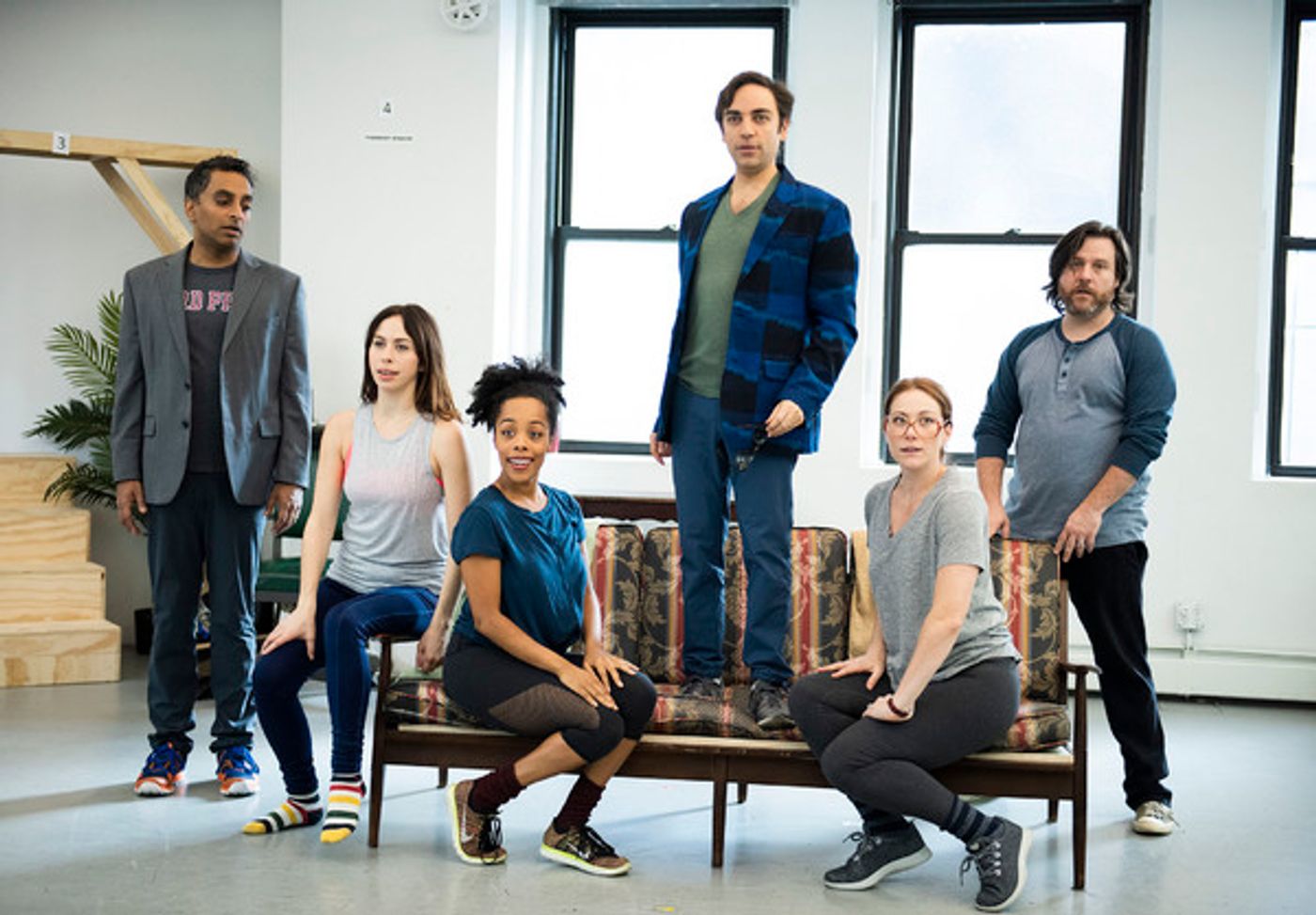 Photo Flash: In Rehearsal with Roundabout's MERRILY WE ROLL ALONG Photo Flash: In Rehearsal with Roundabout's MERRILY WE ROLL ALONG Image