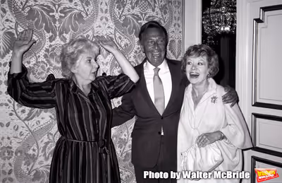 Maureen Stapleton, Christopher Plummer and Glynnis Johns attend a Press junket for 'L Photo