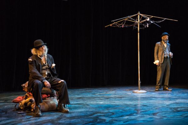 David Mandelbaum as Estragon and Eli Rosen as Vladimir. Photo by Dina Raketa. Photo
