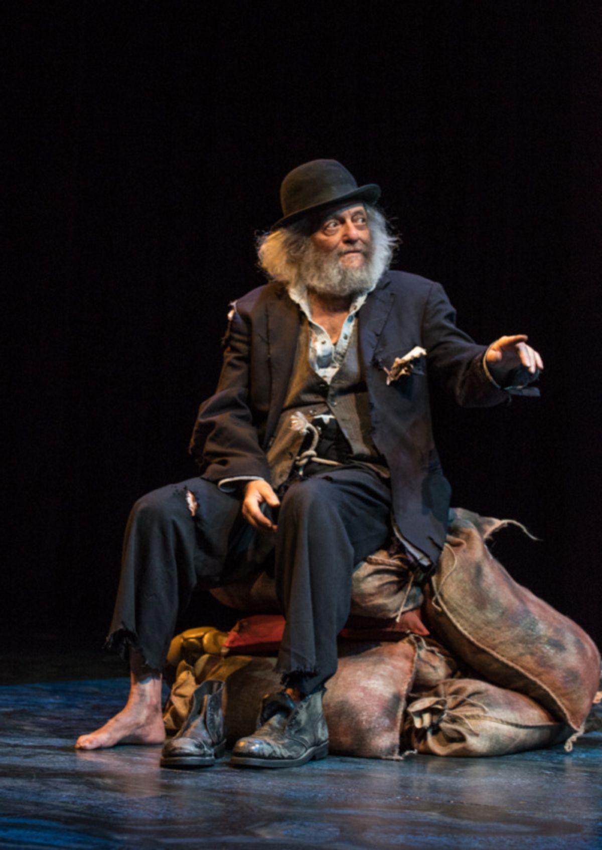 David Mandelbaum as Estragon. Photo by Dina Raketa. at 
