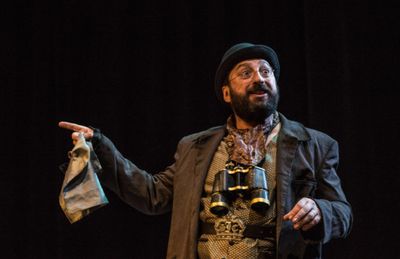 Gera Sandler as Pozzo. Photo by Dina Raketa. Photo