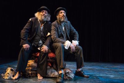 David Mandelbaum as Estragon and Eli Rosen as Vladimir. Photo by Dina Raketa. Photo