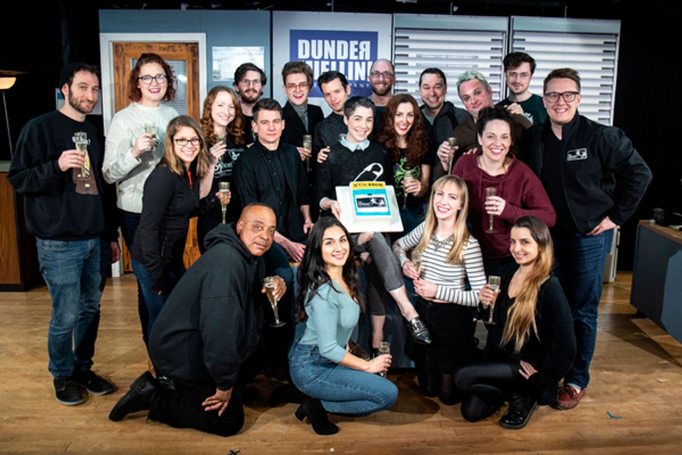 Photo Flash: THE OFFICE; A MUSICAL PARODY Celebrates 100 Performances Off-Broadway  Image