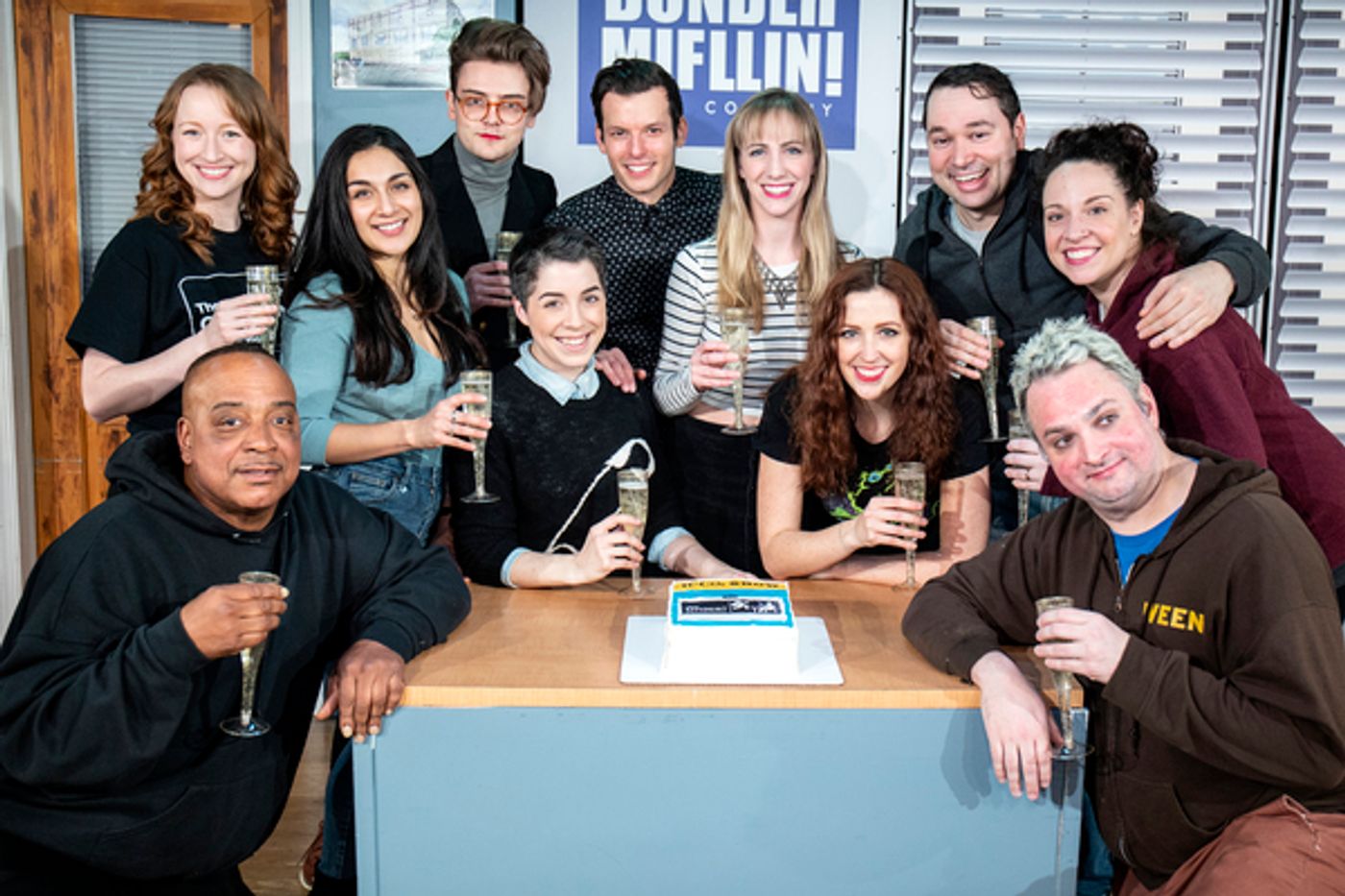 Photo Flash: THE OFFICE; A MUSICAL PARODY Celebrates 100 Performances Off-Broadway  Image
