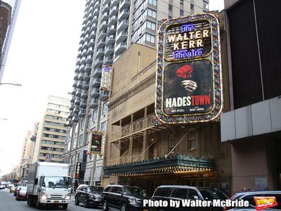 Theatre Marquee unveiling for â€œHadestown", a musical by celebrated singer-songw Photo