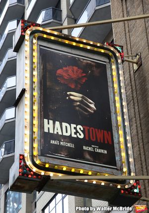 Theatre Marquee unveiling for â€"Hadestown", a musical by celebrated singer-songw Photo