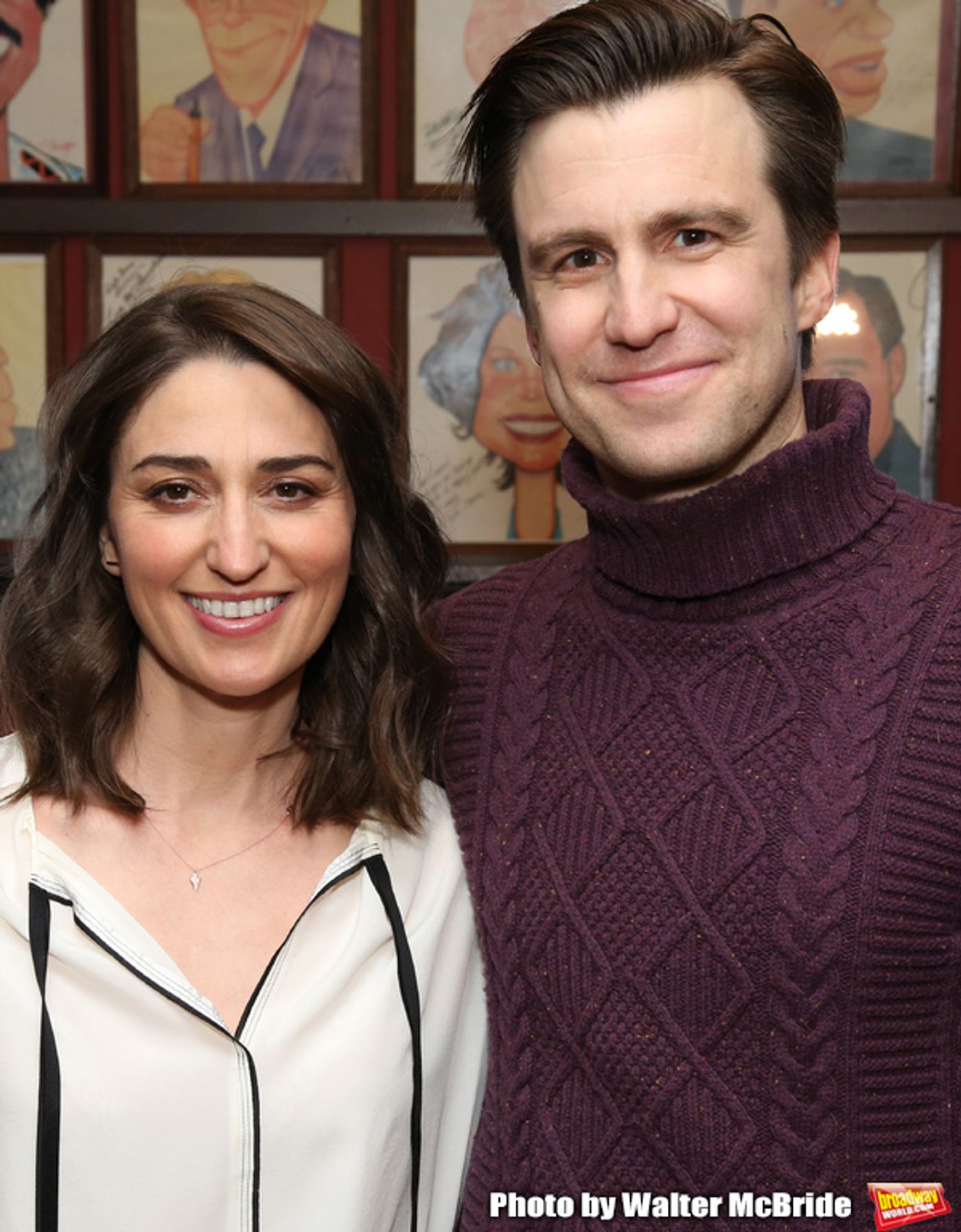 Photo Coverage: Sara Bareilles And Gavin Creel Meet The Press Before Their Shift In WAITRESS  Image