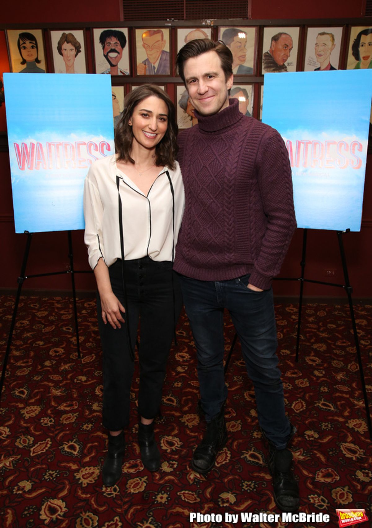 Sara Bareilles and Gavin Creel at 