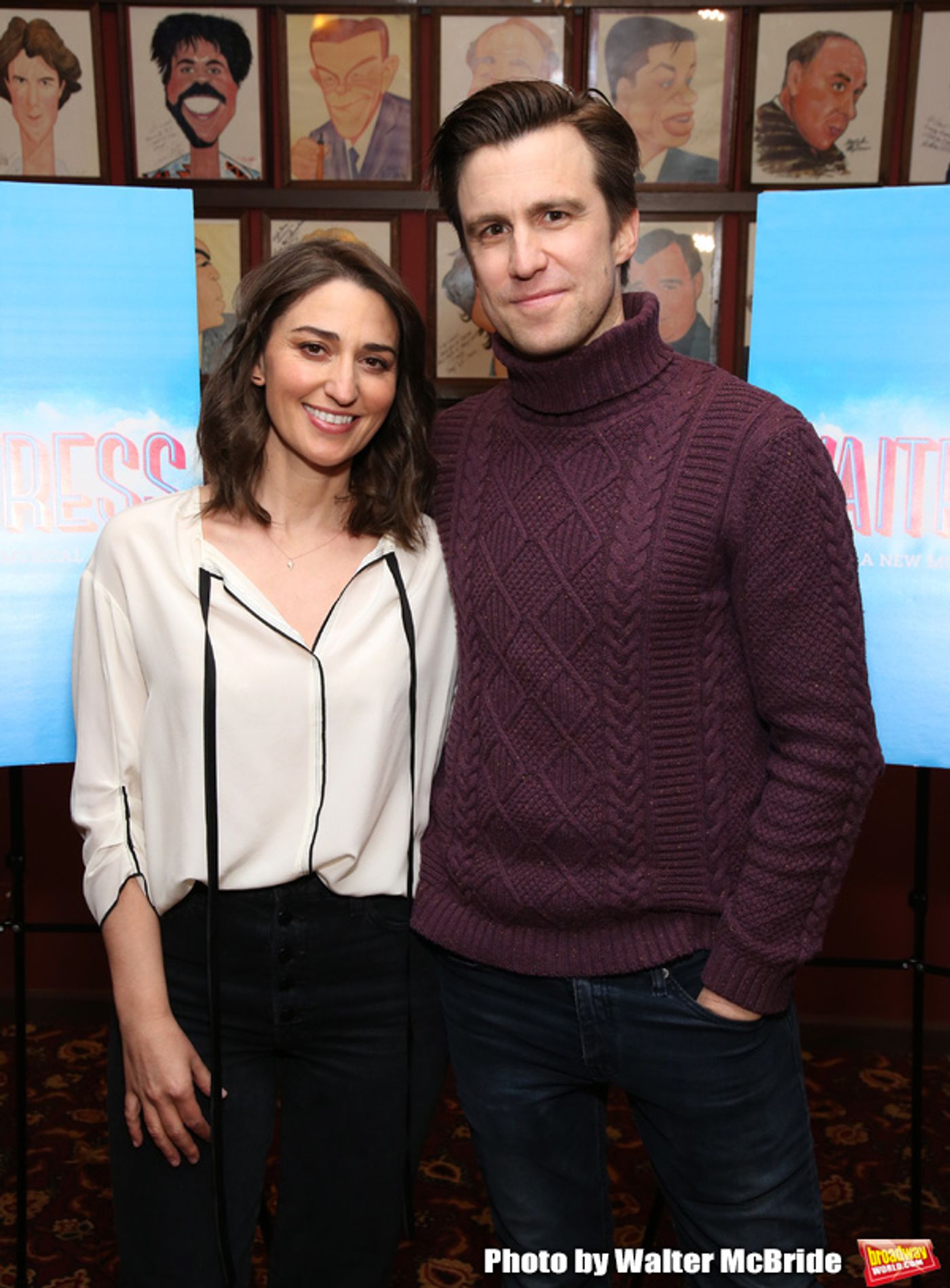 Photo Coverage: Sara Bareilles And Gavin Creel Meet The Press Before Their Shift In WAITRESS  Image