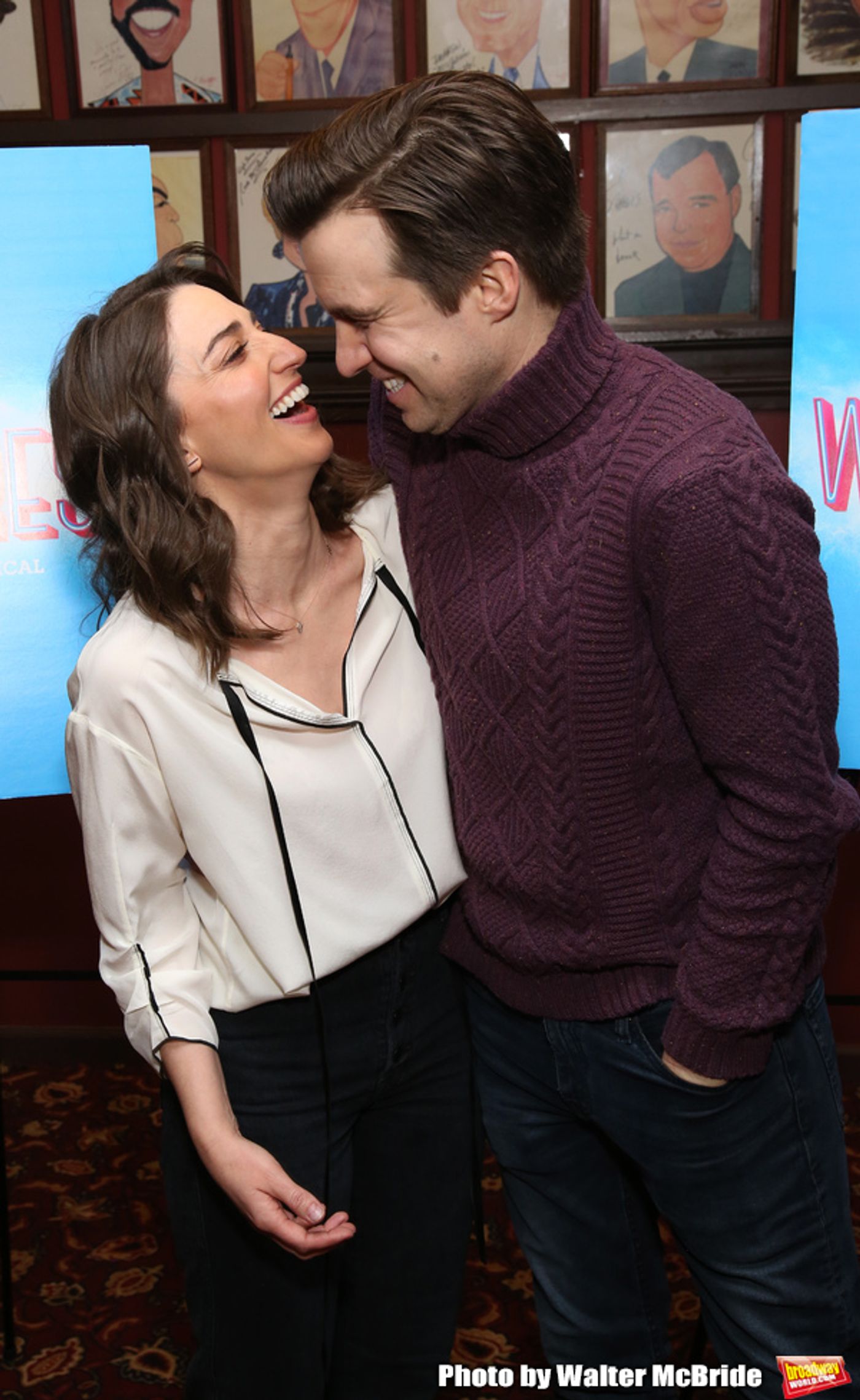 Photo Coverage: Sara Bareilles And Gavin Creel Meet The Press Before Their Shift In WAITRESS  Image
