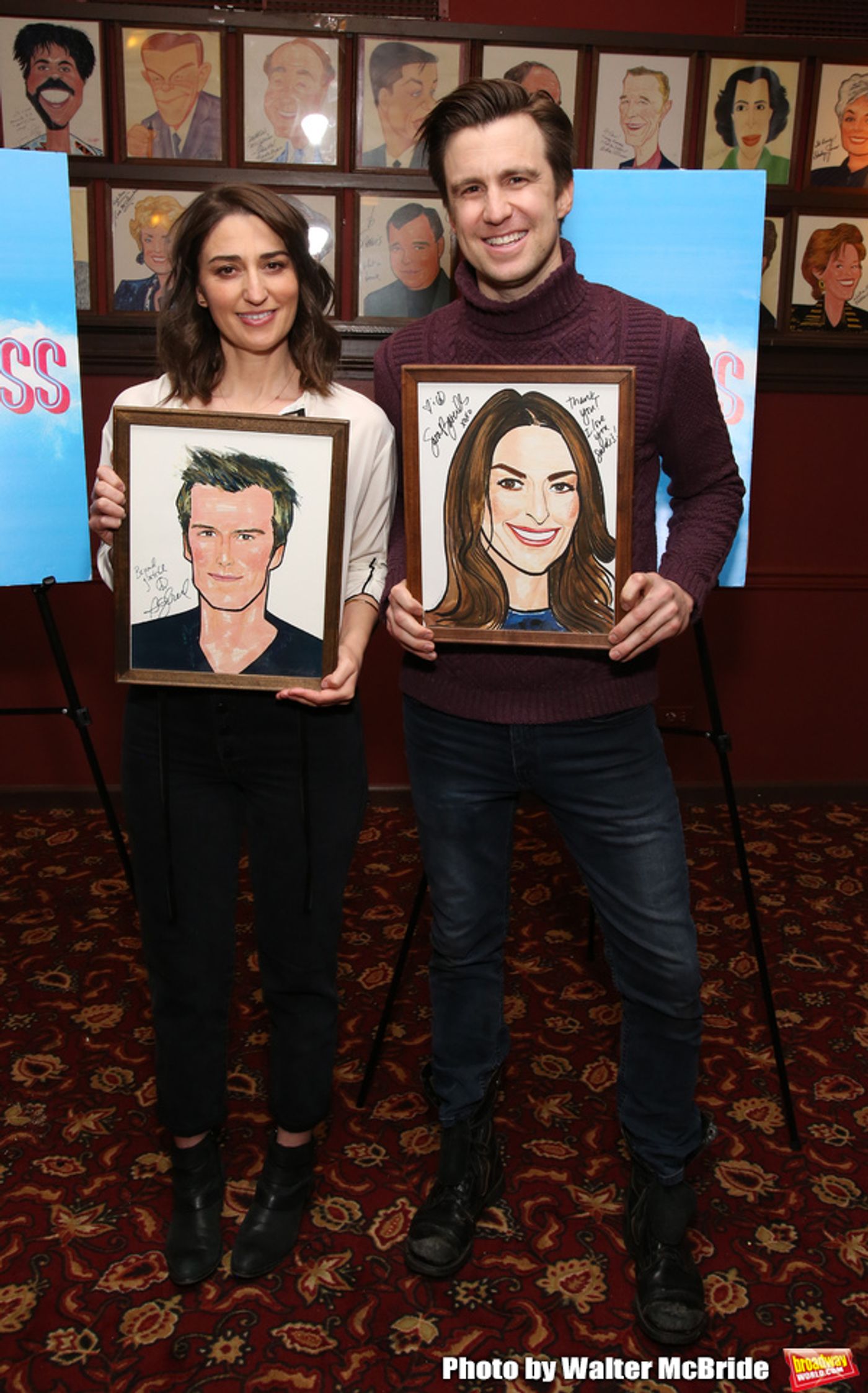 Photo Coverage: Sara Bareilles And Gavin Creel Meet The Press Before Their Shift In WAITRESS  Image