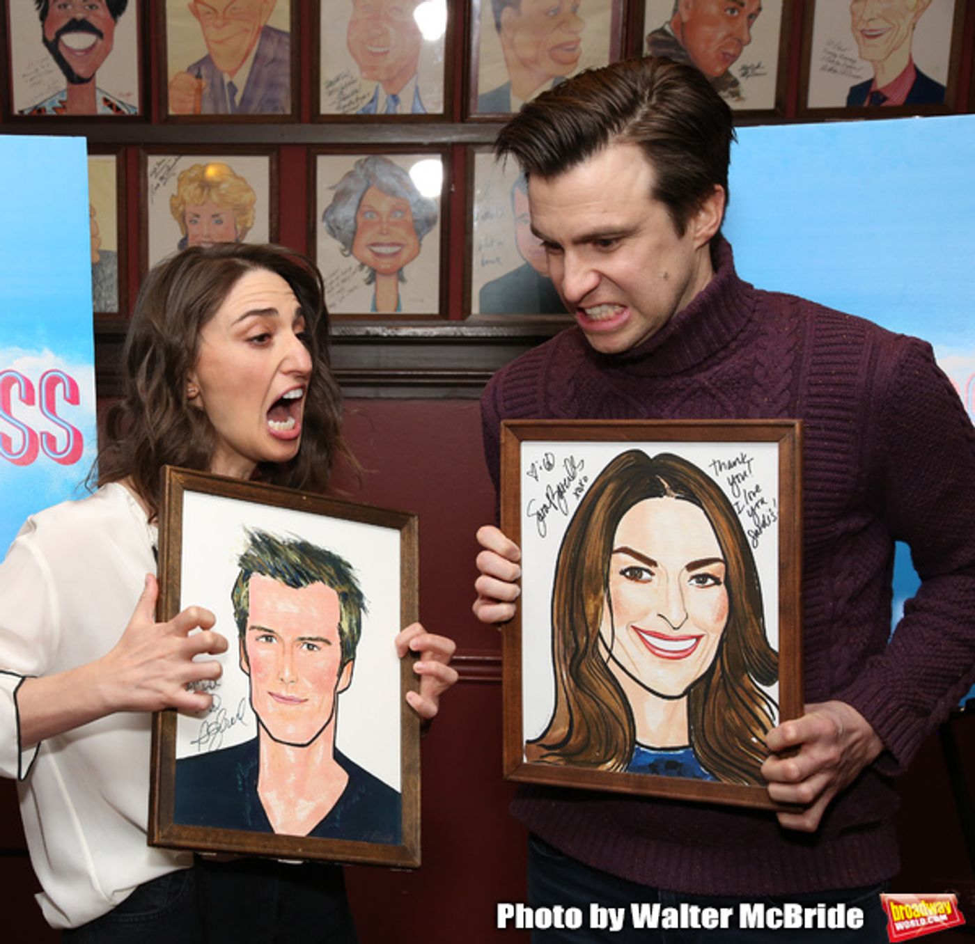 Photo Coverage: Sara Bareilles And Gavin Creel Meet The Press Before Their Shift In WAITRESS  Image