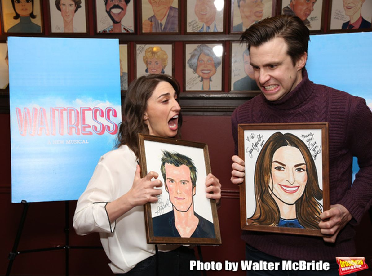 Sara Bareilles and Gavin Creel at 