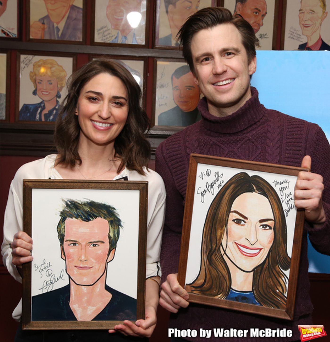 Photo Coverage: Sara Bareilles And Gavin Creel Meet The Press Before Their Shift In WAITRESS  Image