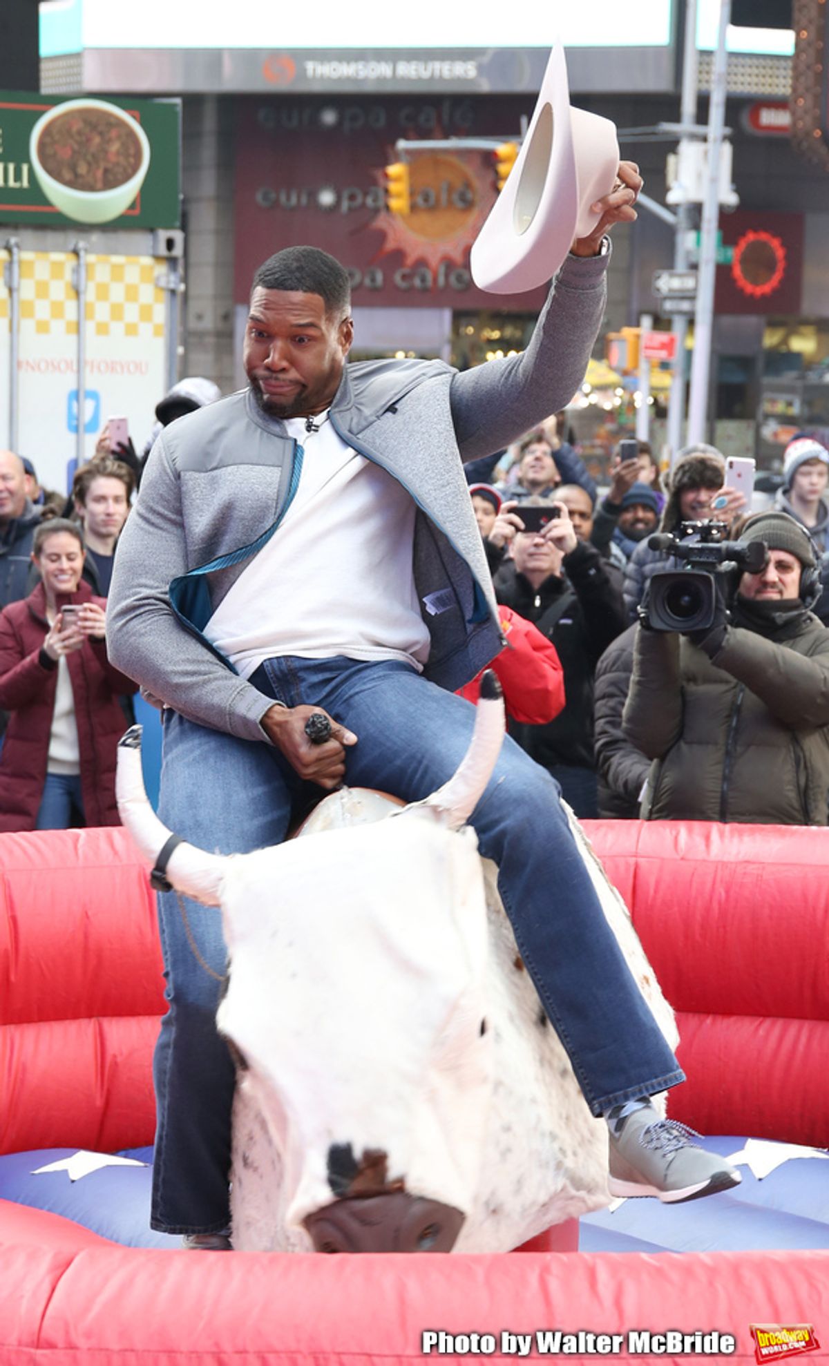 Michael StrahanBeast in Times Square on January 4, 2019 in New York City. at 