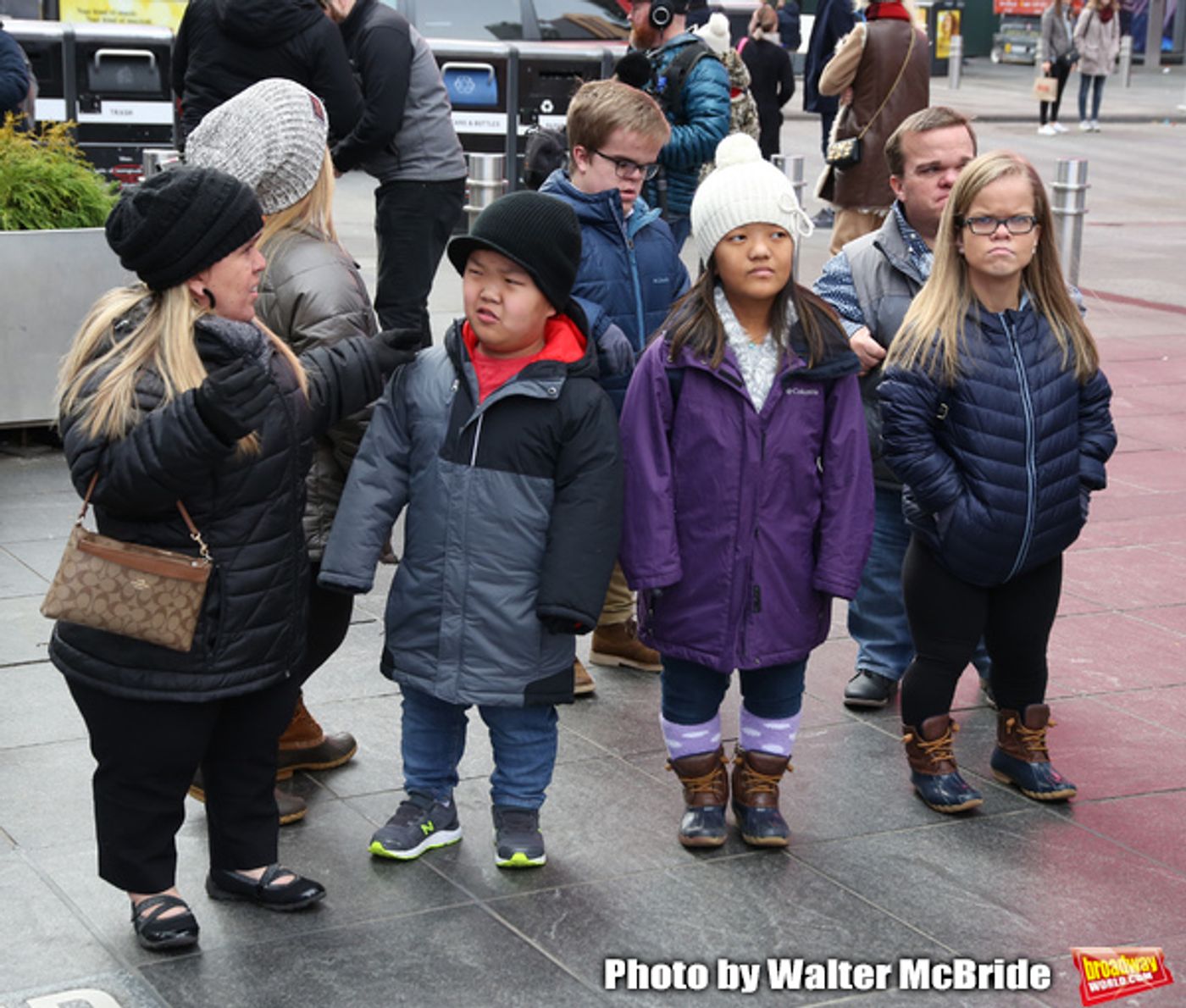 Photo Coverage: The Cast Of 7 LITTLE JOHNSTONS Film Their Visit To Times Square Photo Coverage: The Cast Of 7 LITTLE JOHNSTONS Film Their Visit To Times Square Image