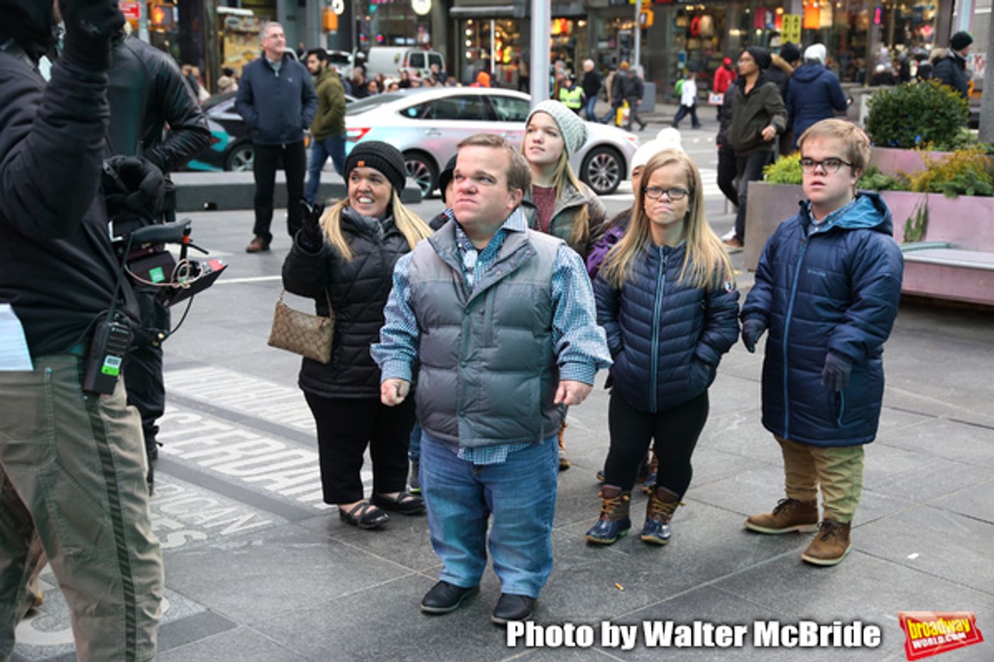 Photo Coverage: The Cast Of 7 LITTLE JOHNSTONS Film Their Visit To Times Square Photo Coverage: The Cast Of 7 LITTLE JOHNSTONS Film Their Visit To Times Square Image