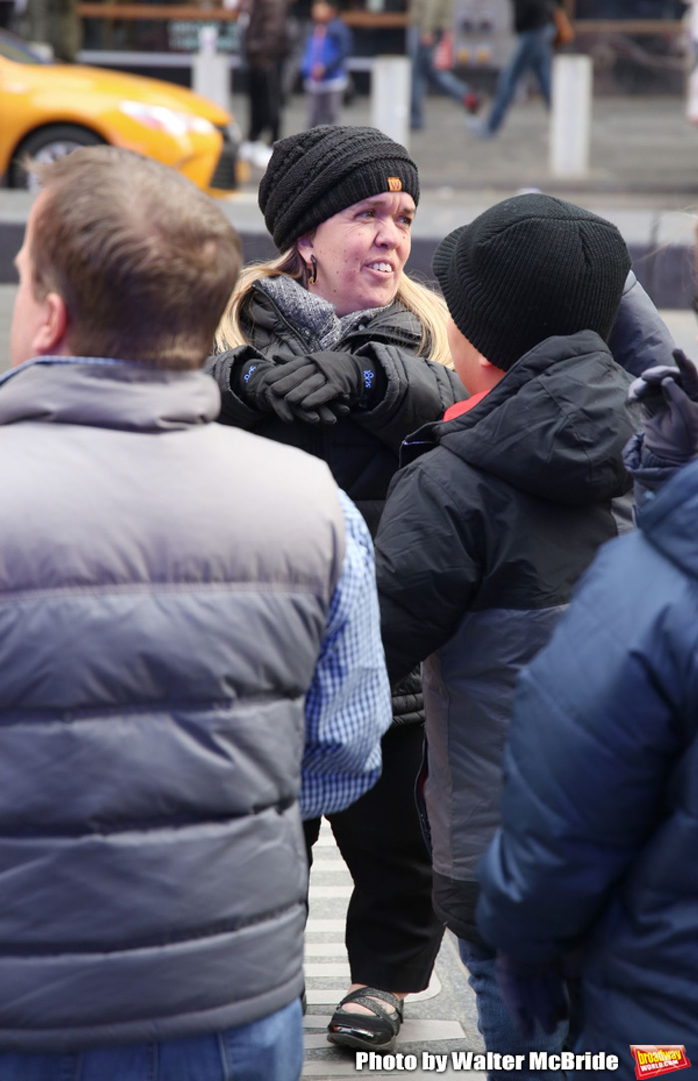 Photo Coverage: The Cast Of 7 LITTLE JOHNSTONS Film Their Visit To Times Square Photo Coverage: The Cast Of 7 LITTLE JOHNSTONS Film Their Visit To Times Square Image
