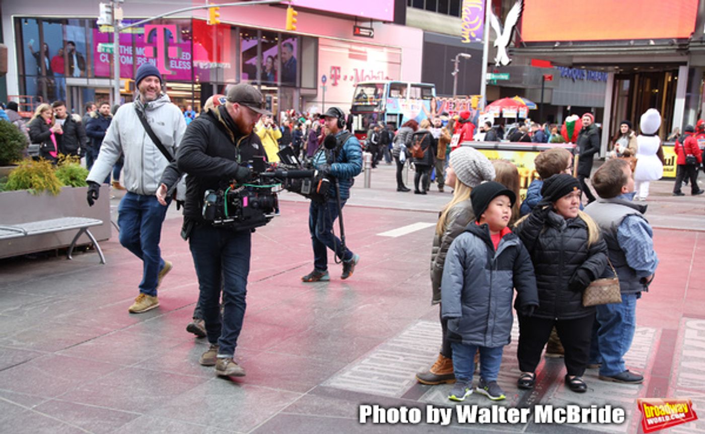 Photo Coverage: The Cast Of 7 LITTLE JOHNSTONS Film Their Visit To Times Square Photo Coverage: The Cast Of 7 LITTLE JOHNSTONS Film Their Visit To Times Square Image