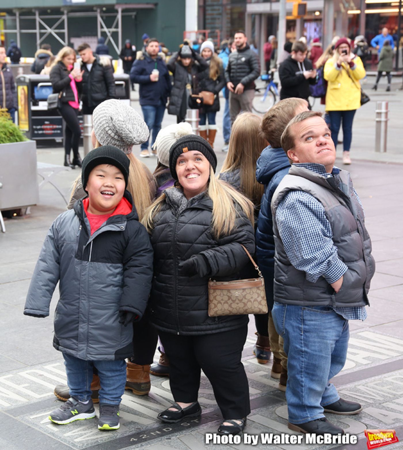 Photo Coverage: The Cast Of 7 LITTLE JOHNSTONS Film Their Visit To Times Square Photo Coverage: The Cast Of 7 LITTLE JOHNSTONS Film Their Visit To Times Square Image