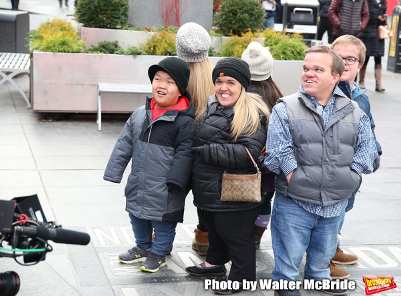 Photo Coverage: The Cast Of 7 LITTLE JOHNSTONS Film Their Visit To Times Square Photo Coverage: The Cast Of 7 LITTLE JOHNSTONS Film Their Visit To Times Square Image