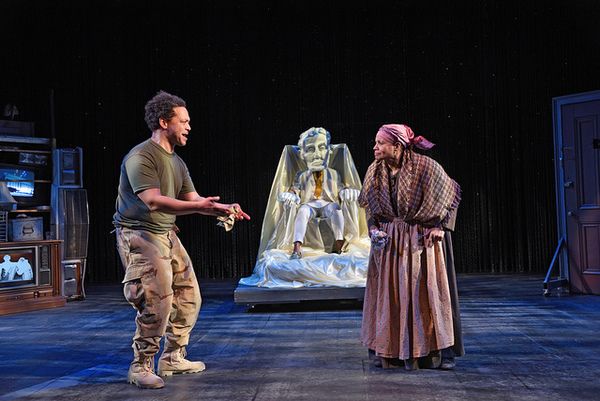 Joe Wilson, Jr as Ulysses, and Julia Lema as Calypso Photo