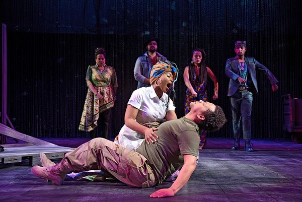 Joe Wilson, Jr. as Ulysses and Cloteal L. Horne as Circe. Photo