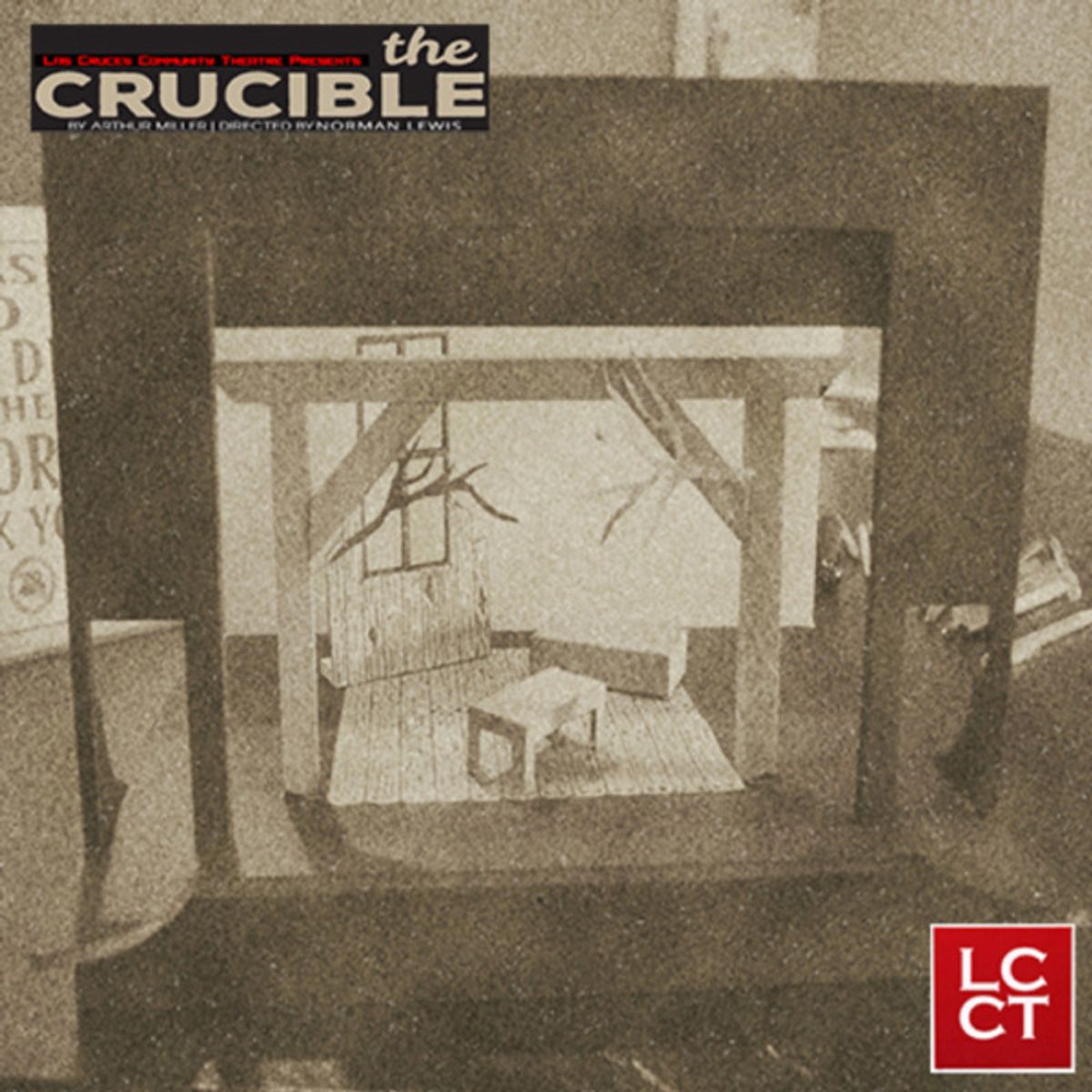 The ''stage'' is [literally] Set. Set designer Karl Heist''s set model of Arthur Miller''s ''The Crucible LCCT Presents -- Arthur Miller''s THE CRUCIBLE began pre-production on September 1, 2019, with Set D at 