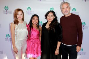 Marina De Tavira, Yalitza Aparicio, Lili Rodriguez, and Alfonso Cuaron  Photo