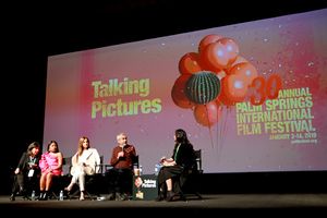 Yalitza Aparicio, Marina De Tavira, Alfonso Cuaron, and Lili Rodriguez Photo